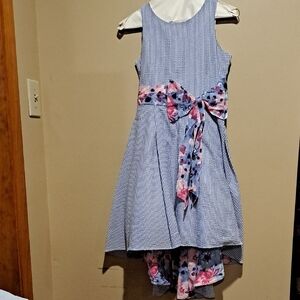 Blue and Pink Kids Dress